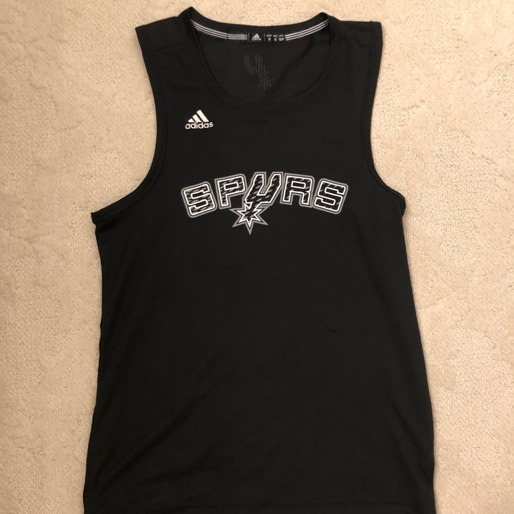 San Antonio Spurs tank top Adidas small Climalite